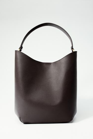 DETAILED SHOULDER BAG - Brown by Zara