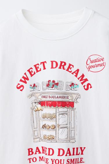 PRINTED T-SHIRT - White by Zara - Image 2