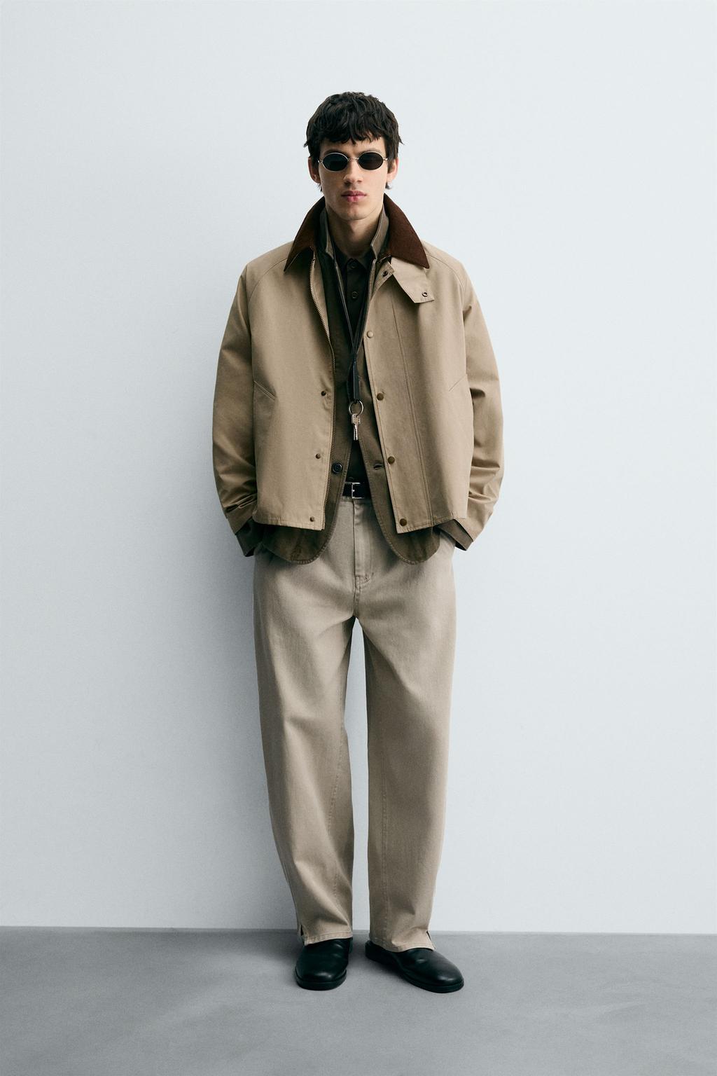 CAZADORA TÉCNICA CUELLO CONTRASTE