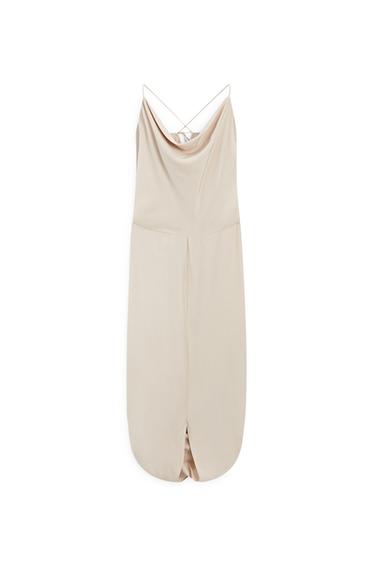 Zara 100% silk slip dress - LIMITED EDITION - Ash