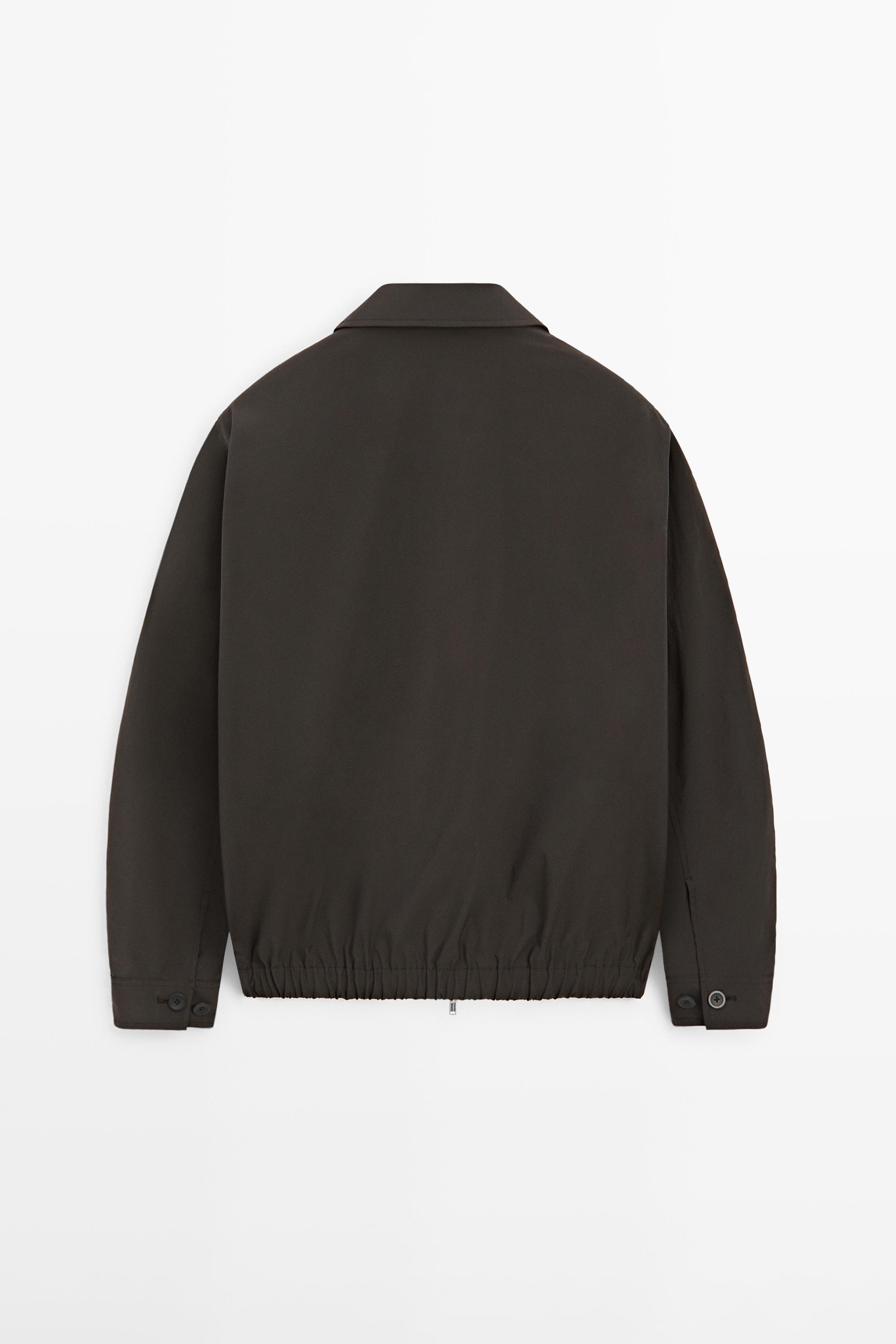 Blouson court total look