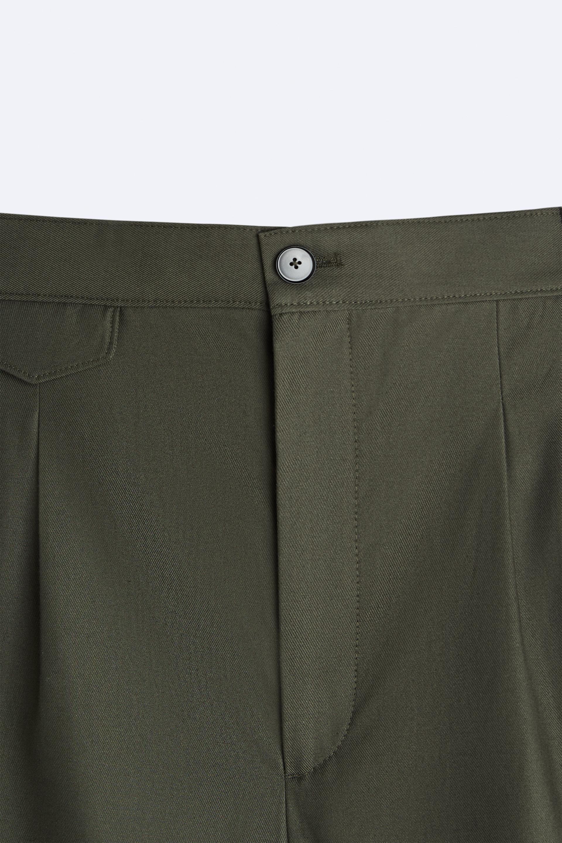 H & M - Lyocell-blend cargo trousers - Green, Compare