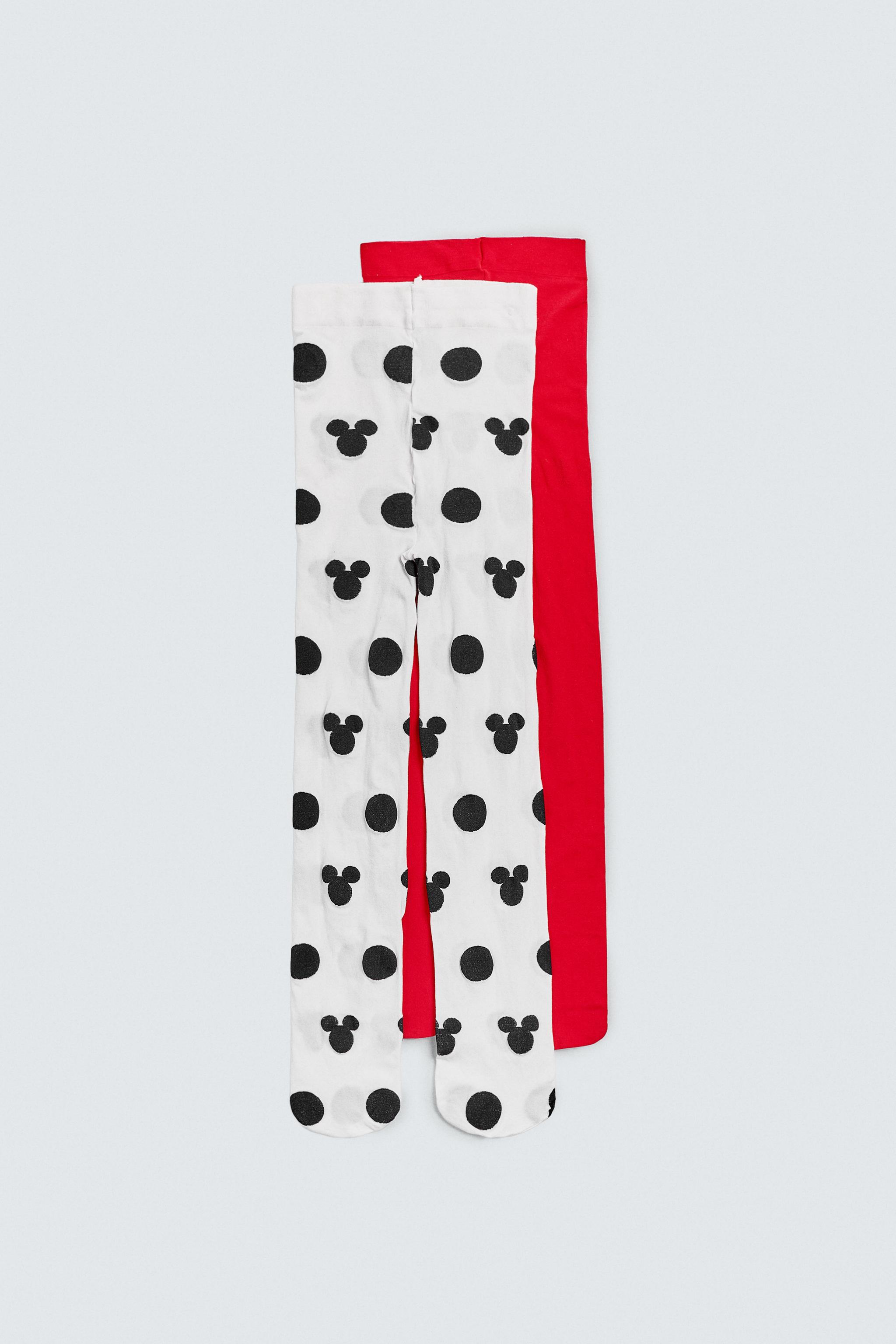 ZARA ディズニー　タイツ　L 2つ BLAZER CROPPED FIT レザー HARRY LAMBERT FOR ZARA X DISNEY