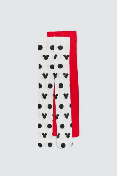 2-PACK OF COMBINED MICROFIBRE TIGHTS HARRY LAMBERT FOR ZARA X DISNEY - Black / White by Zara