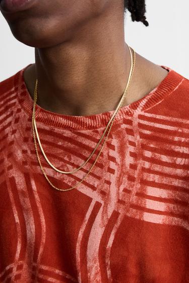 PACK OF COMBINED NECKLACES 2 © OTIS KWAME KYE QUAICOE - Gold by Zara - Image 1
