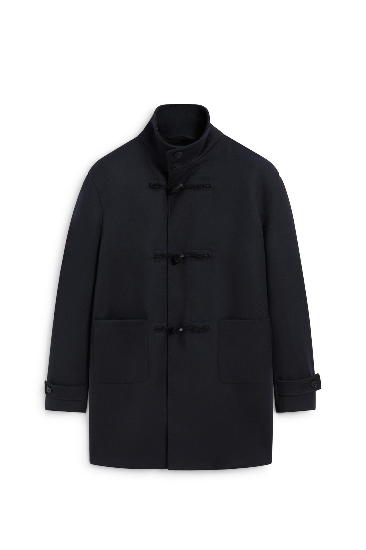 Mid-length coat with toggle detail - LIMITED EDITION — Deep blue
