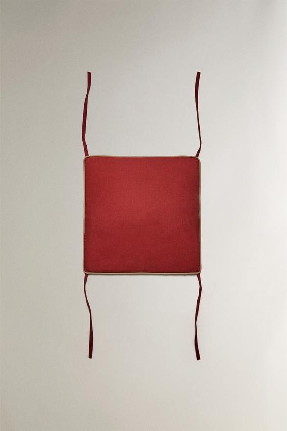 COUSSIN DOSSIER FAUTEUIL CONTRASTE - Rouge de Zara - Image 0