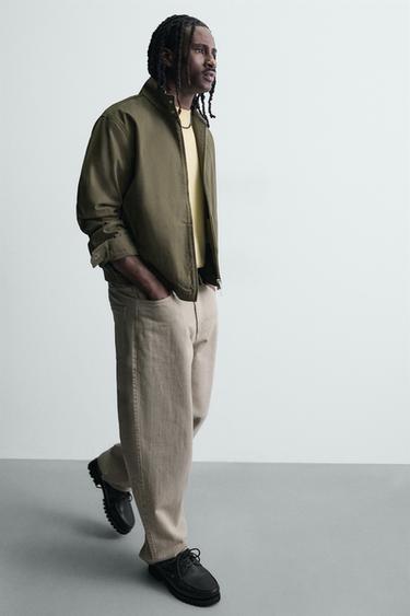 RELAXED FIT TROUSERS WITH WRAP FASTENING - Light grey by Zara - Image 5