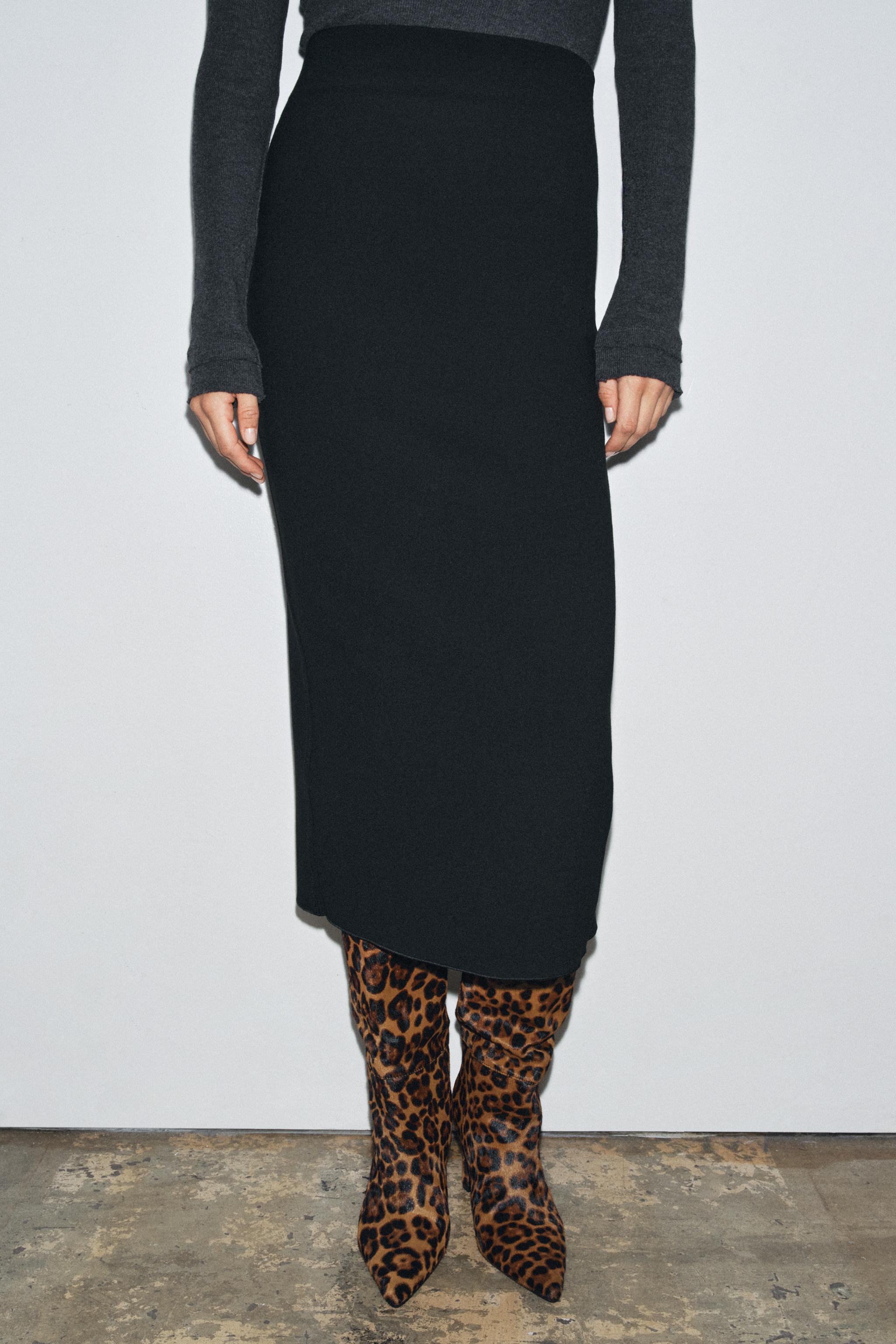 ZW COLLECTION SLIT PENCIL SKIRT