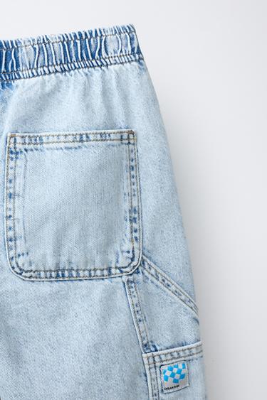 JEAN RELAXED BALLON - Bleu clair de Zara - Image 3