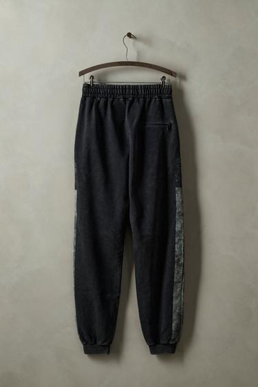 PANTALON JOGGER IMPRIMÉ X SR_A - Anthracite foncé de Zara - Image 1