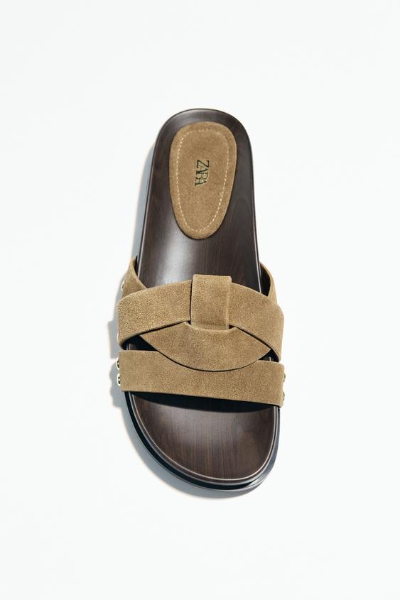 Sandalias Planas Chanclas Zara Sandalias Planas Pala Zara