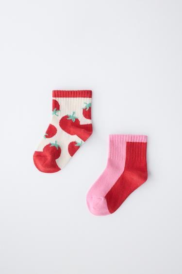 LOT DE DEUX CHAUSSETTES BASSES CASA LAWA X ZARA KIDS - Multicolore de Zara - Image 3