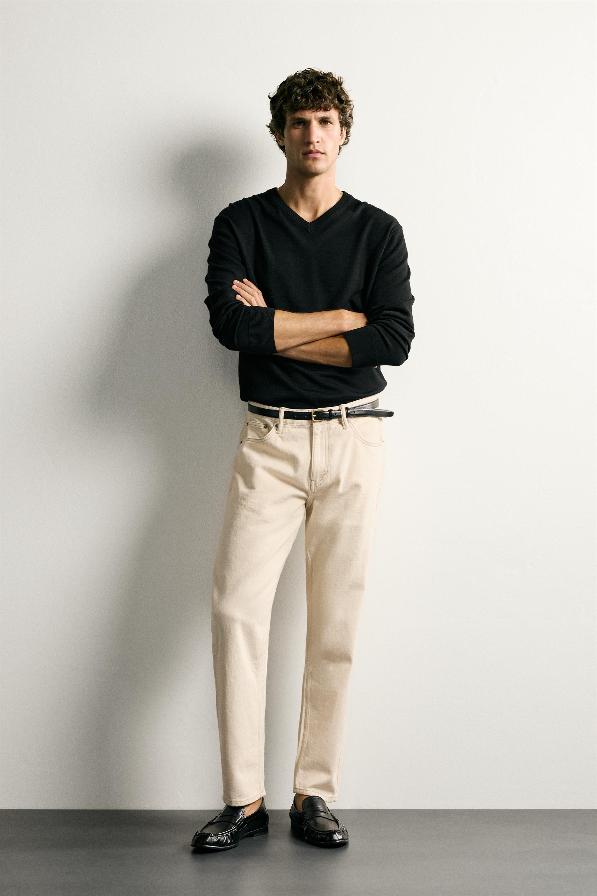 SLIM TAPERED FIT JEANS