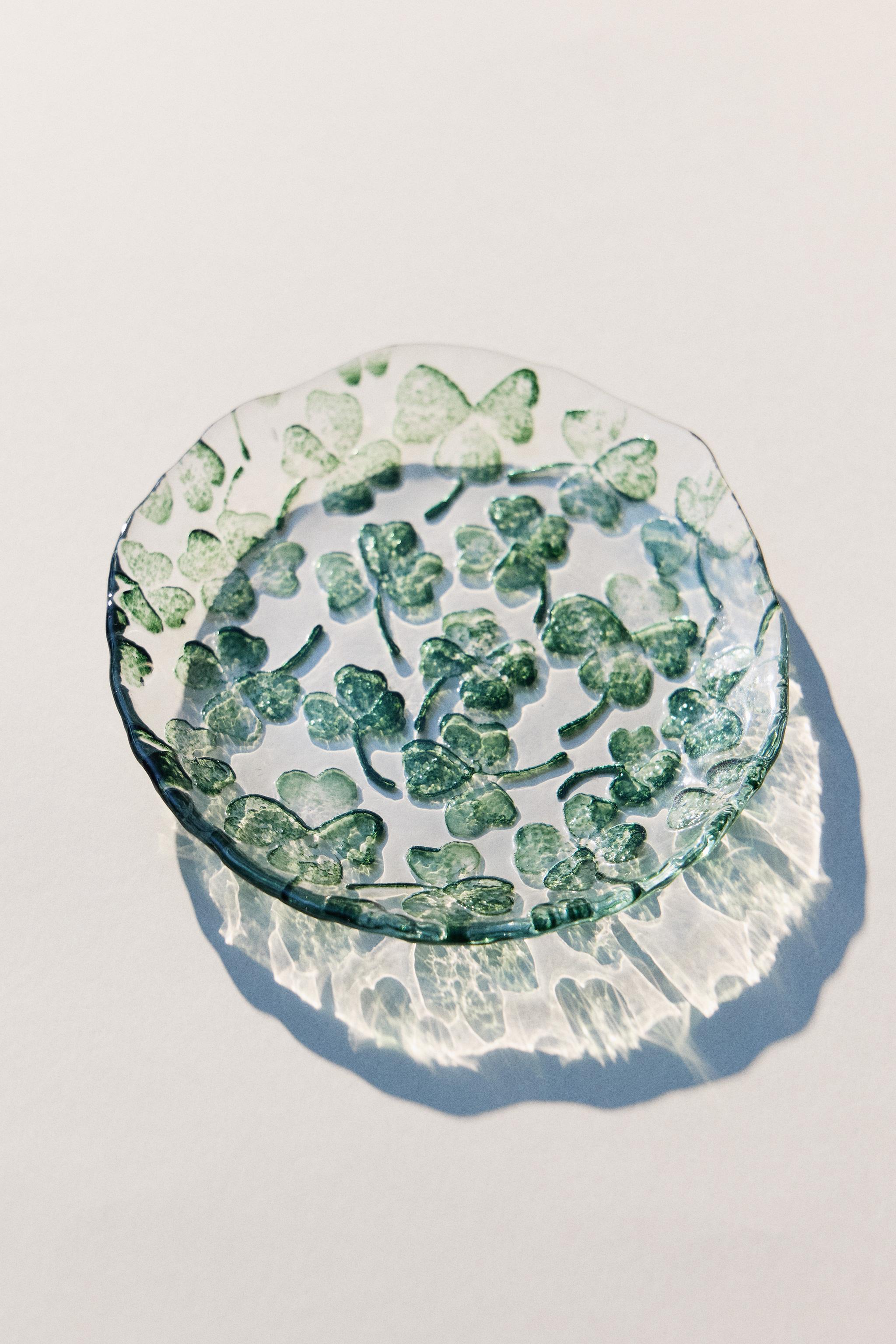 CLOVER SIDE PLATE — Green