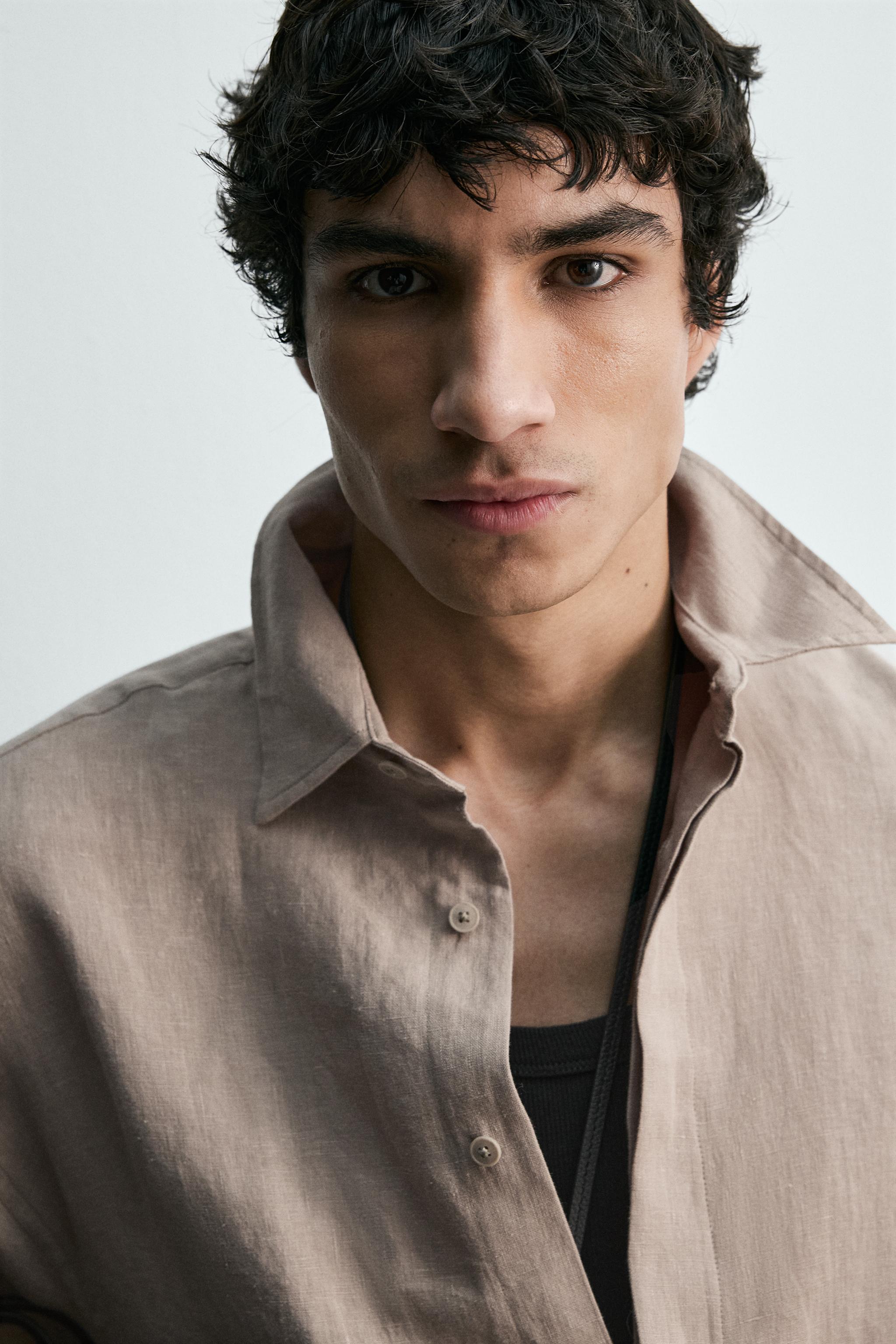 100% LINEN POLO SHIRT