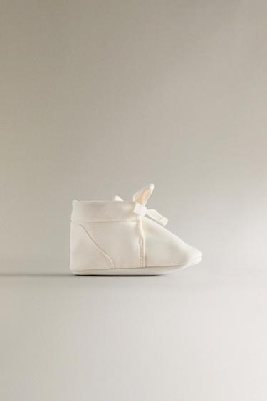 CHAUSSONS TISSU BOTTES - Beige clair de Zara - Image 1