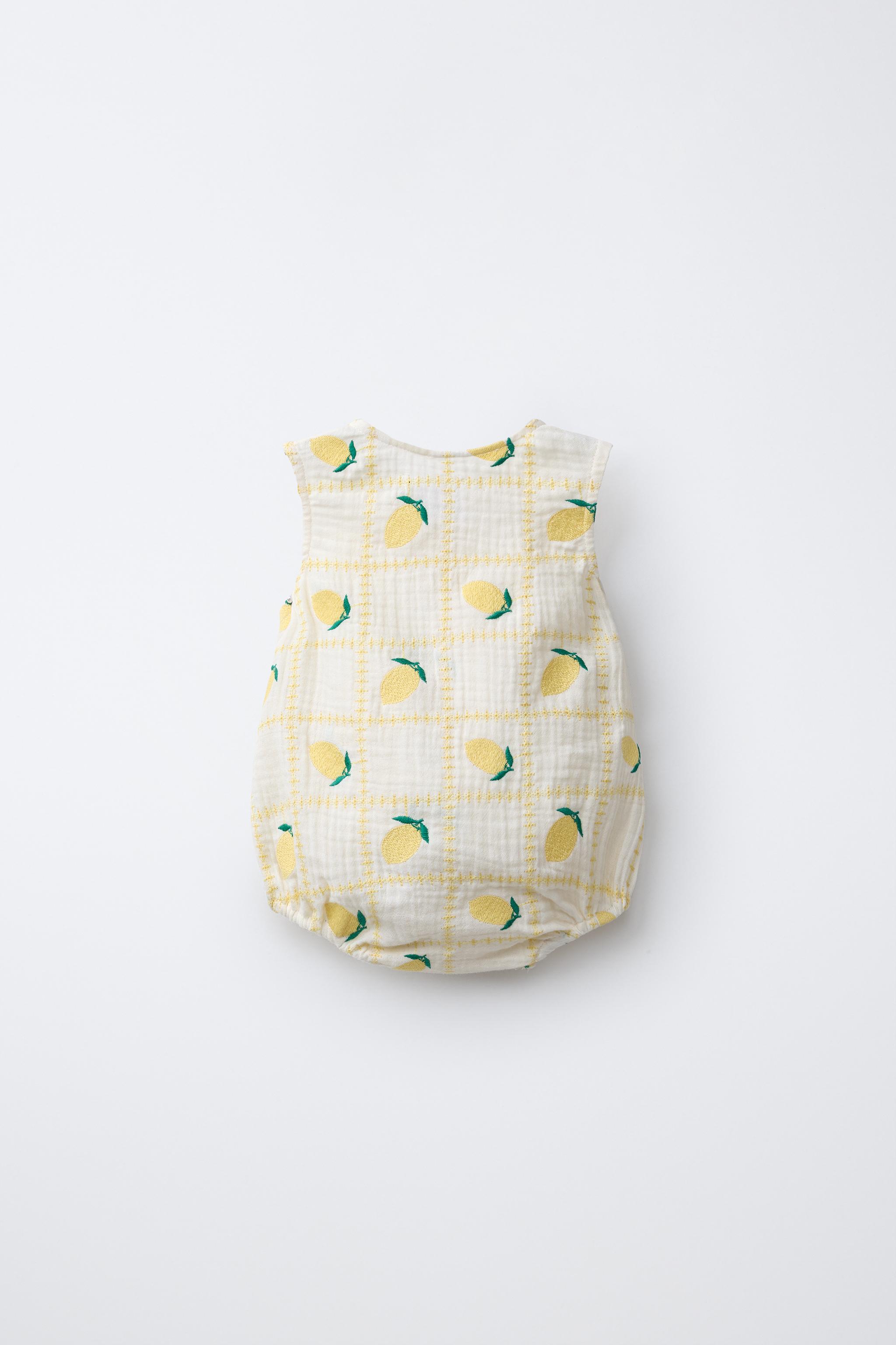 BODY BRODÉ CITRONS CASA LAWA X ZARA KIDS
