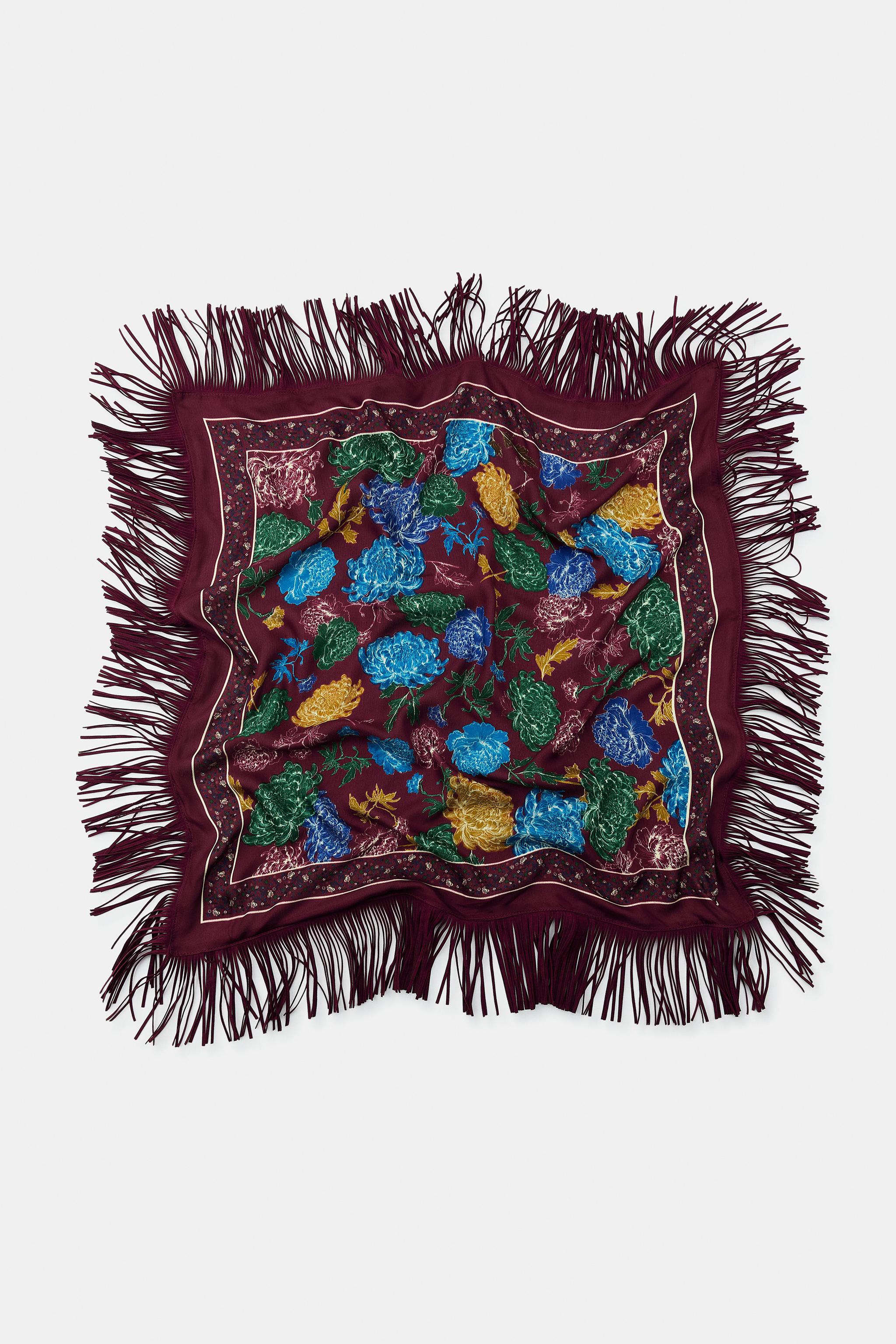 FOULARD IMPRIMÉ AVEC SOIE