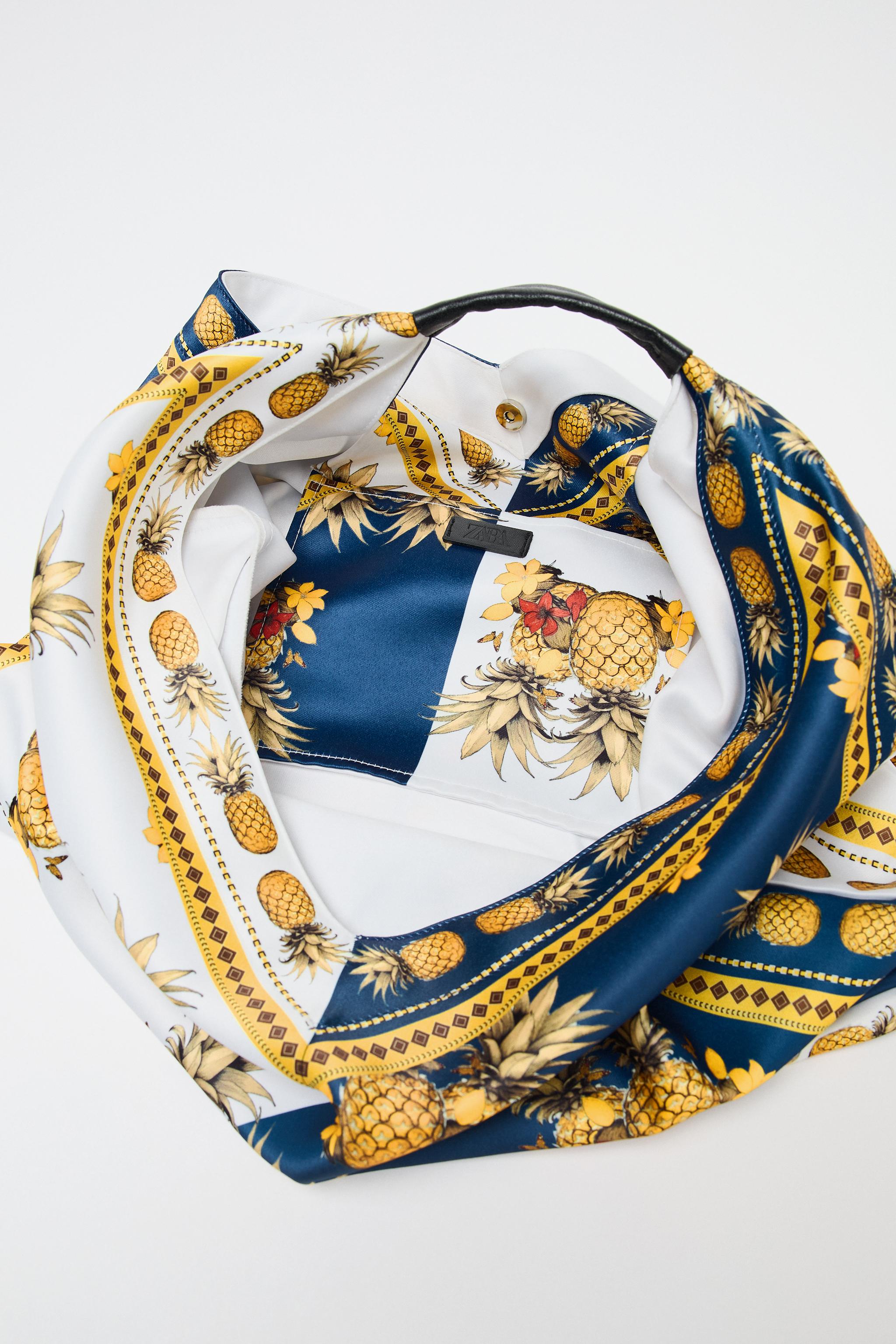 【ZARA】マルチカラープリント ショッパー 6080/510/202 MULTICOLORED PRINT SHOPPER - Multi-color | ZARA United States