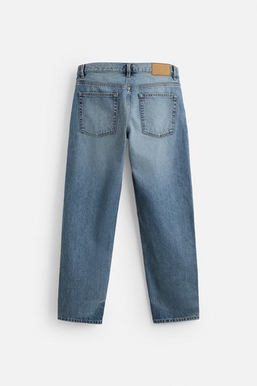 STRAIGHT FIT JEANS - Mid-blue by Zara - Image 6