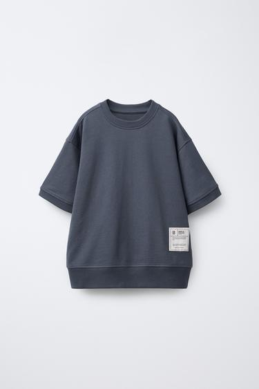 LABEL FLEECE SWEATSHIRT AND JOGGERS SET - Anthracite grey by Zara