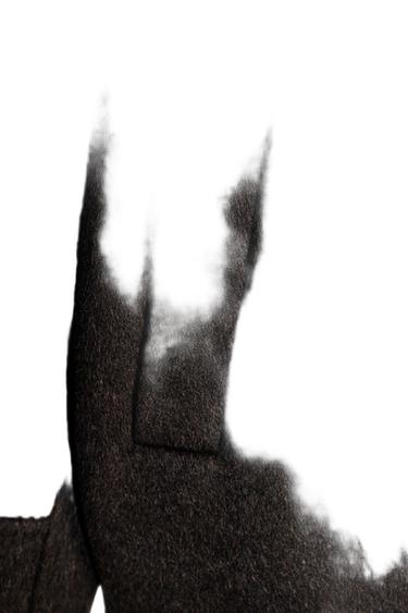 KURZER WOLLMANTEL - Dunkelbraun von Zara