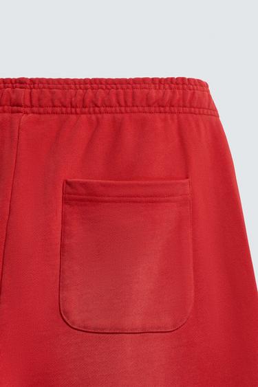 SPRAY WASH TROUSERS - Red by Zara - Image 9