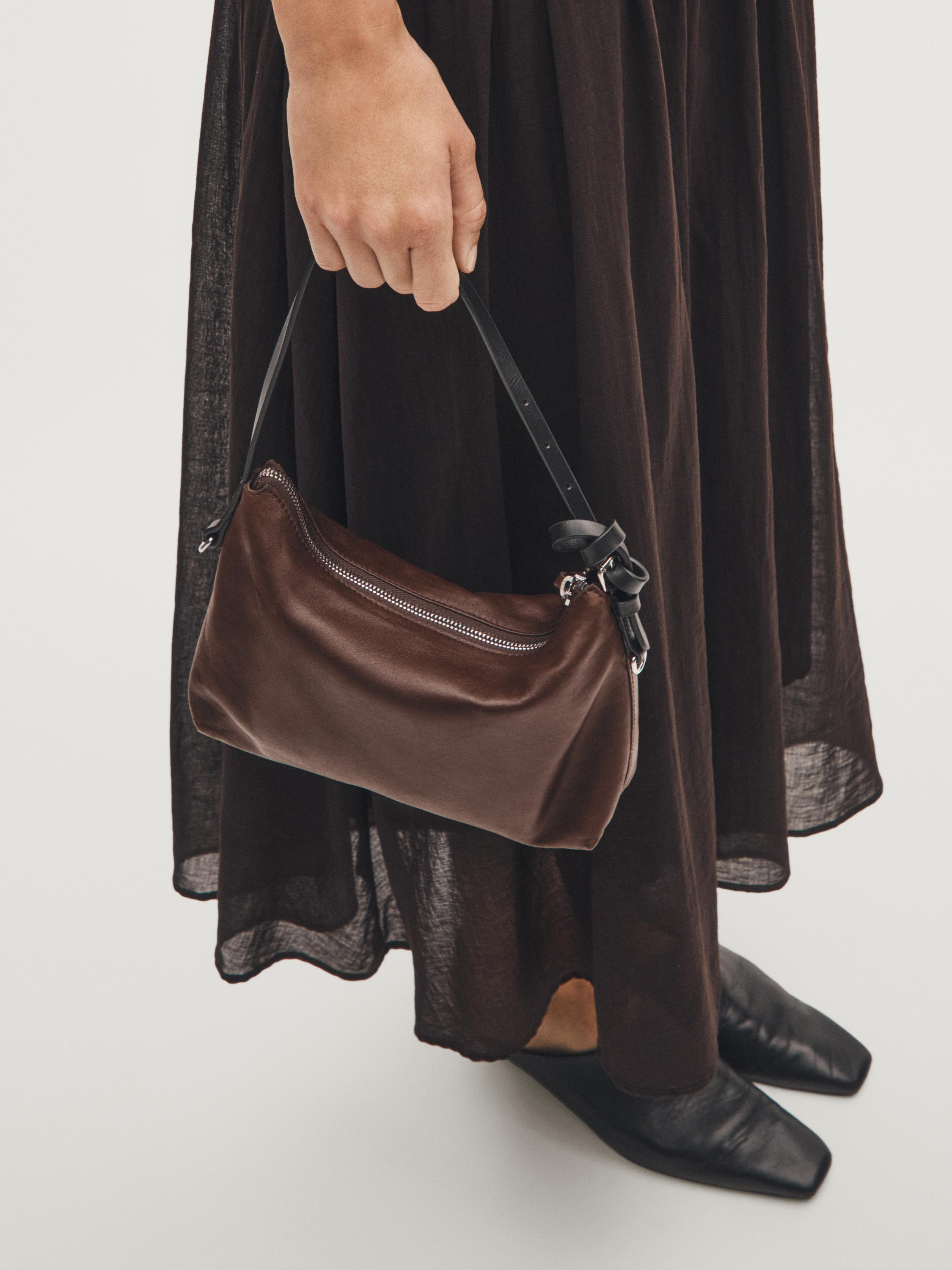 Small nappa leather bag