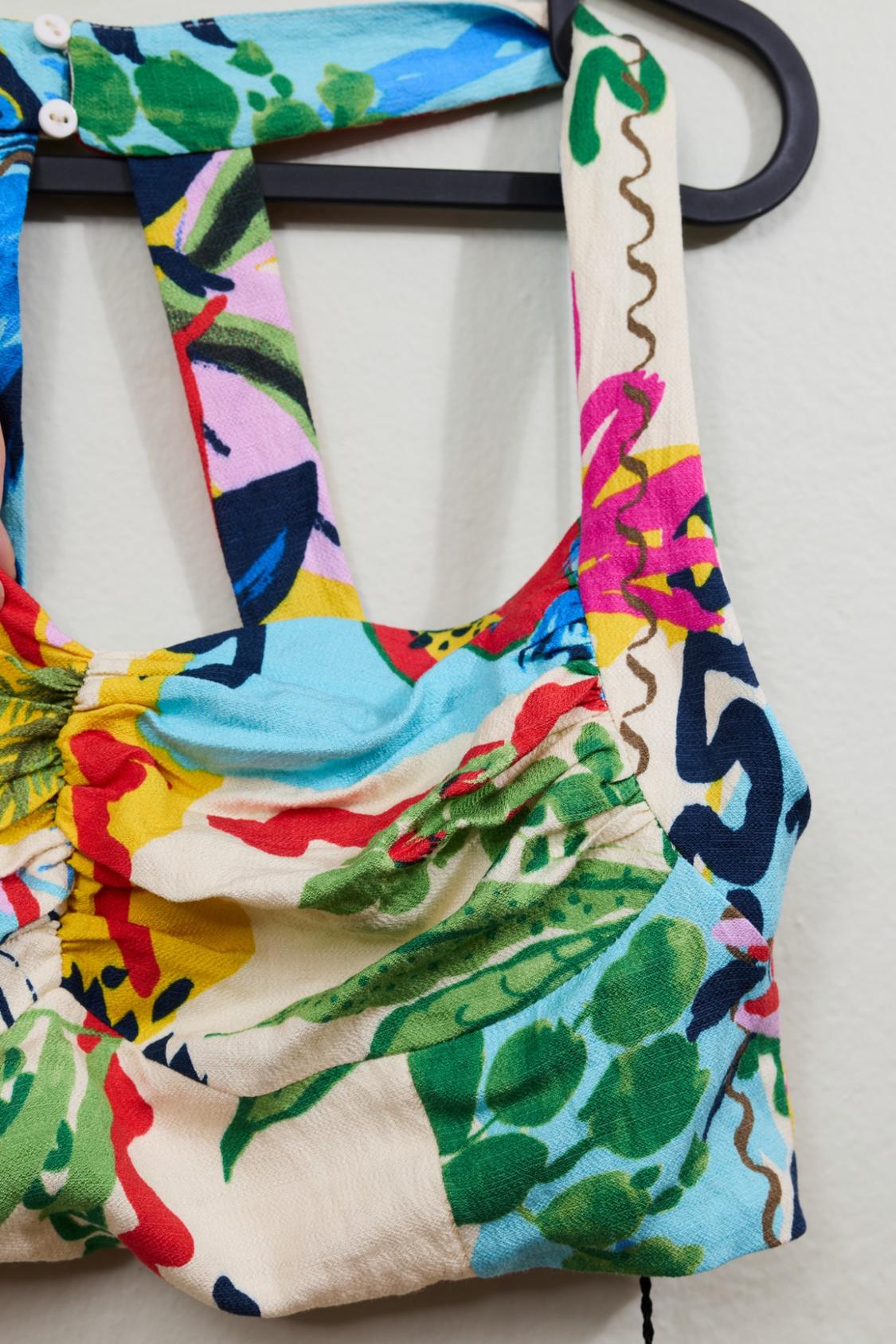 PRINTED CROP TOP - Image 3