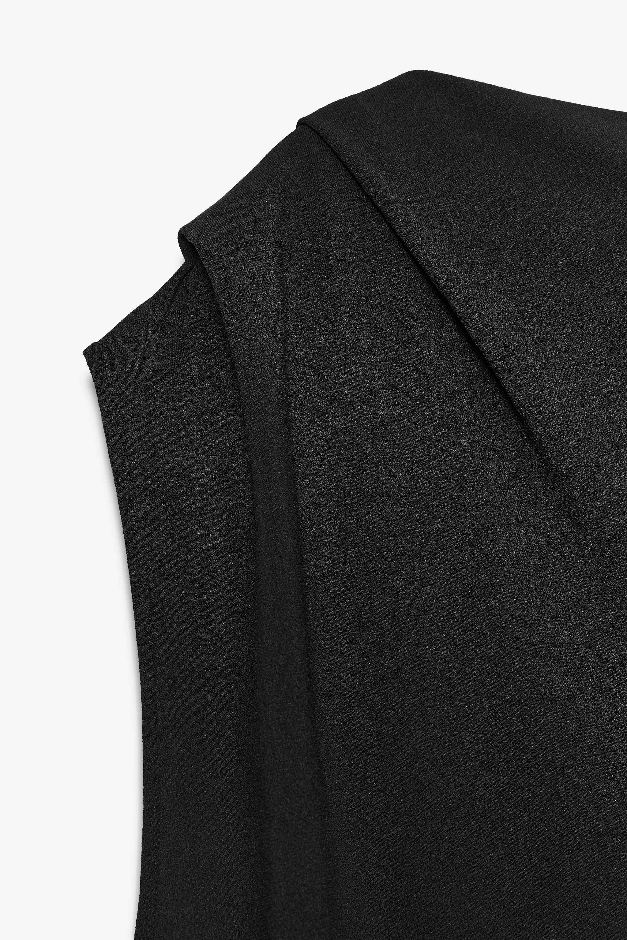 LONG DRAPED DRESS