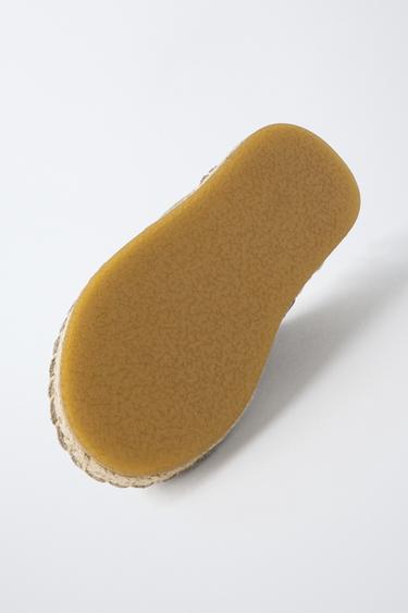 JUTE TRAINERS - Sand Brown by Zara - Image 6