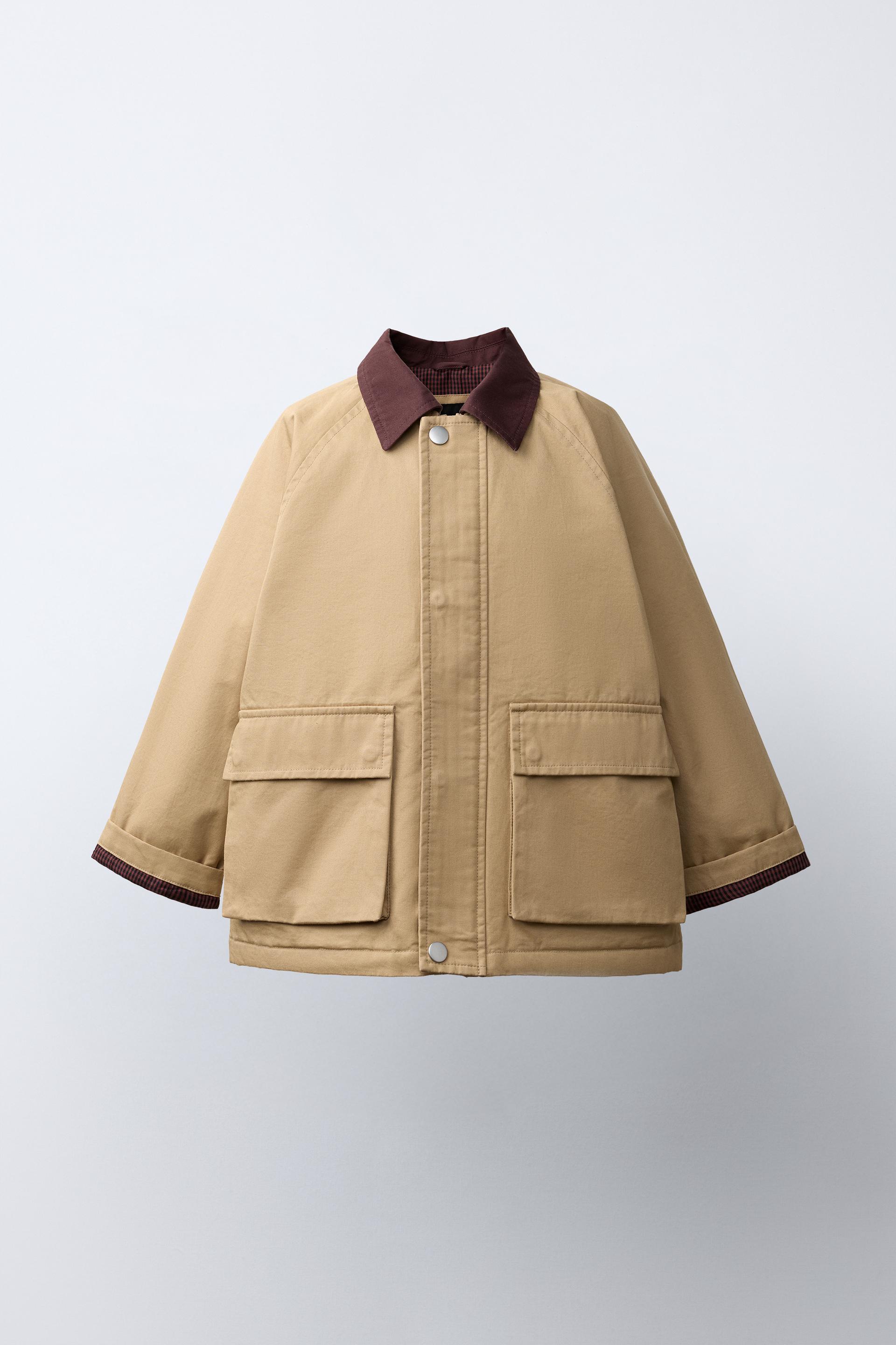 Contrast Collar Jacket
