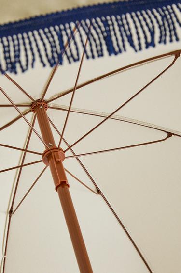 PARASOL DE PLAGE FRANGES (ø 135CM) - Multicolore de Zara - Image 2