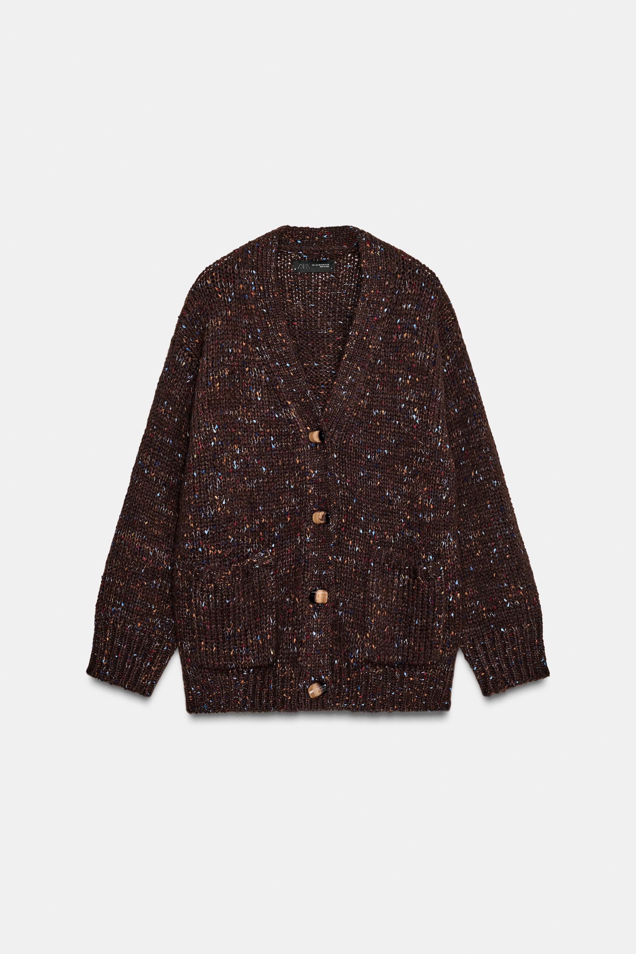 OVERSIZED KNIT PINCHITA CARDIGAN