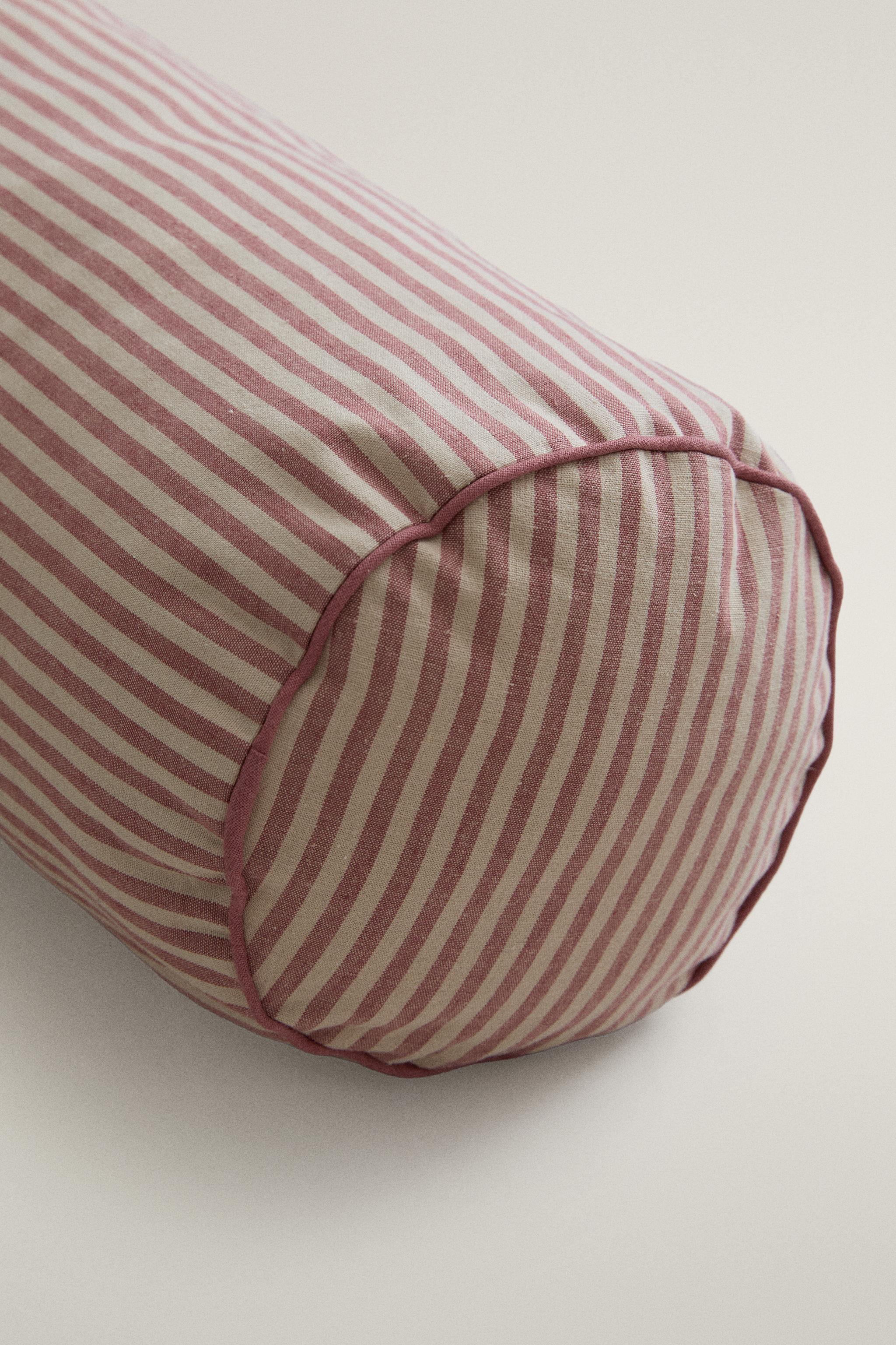 STRIPED BOLSTER PILLOW