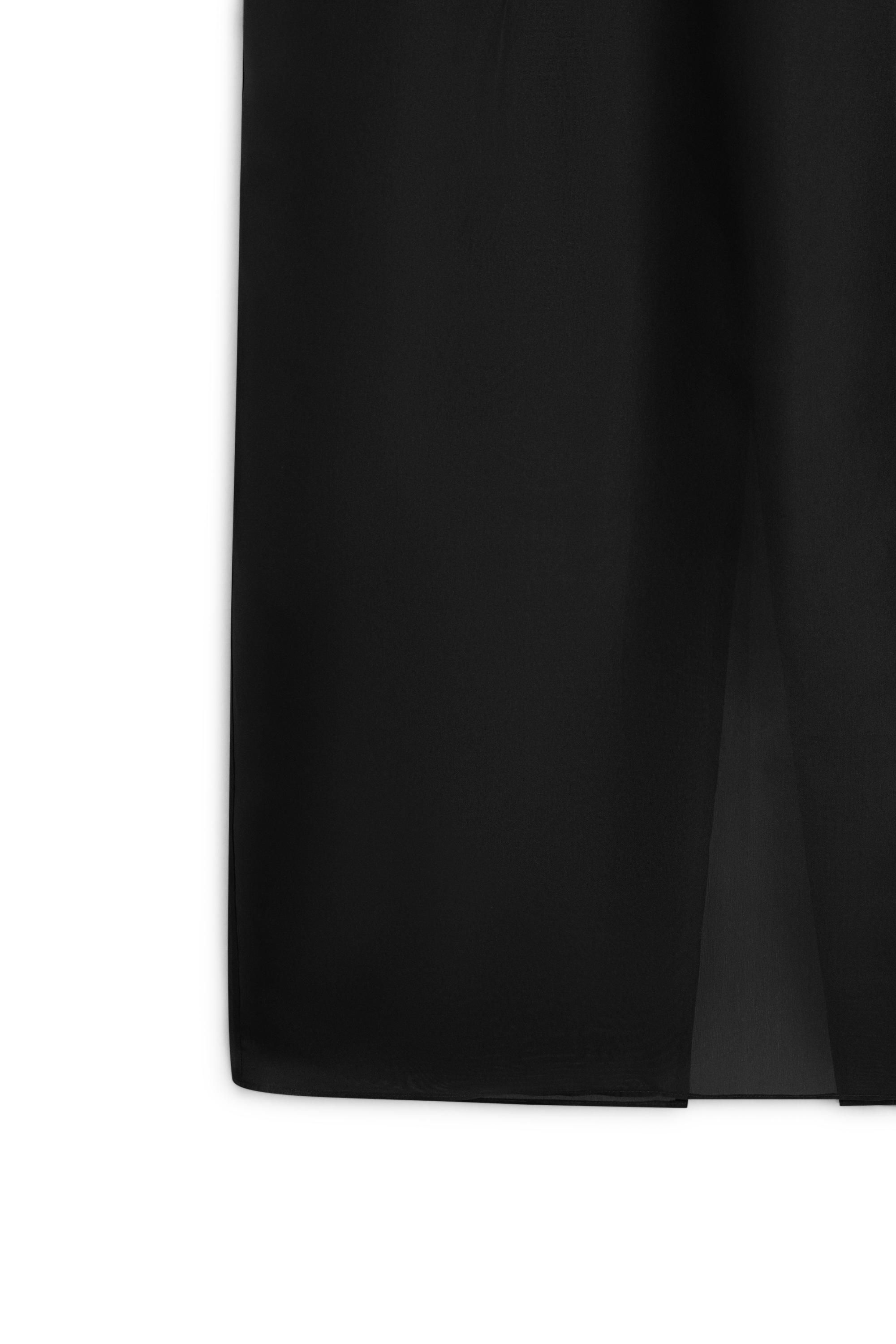 100% silk pleated midi skirt - LIMITED EDITION