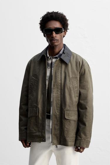 COMBINED WASHED JACKET - Earth by Zara - Image 1