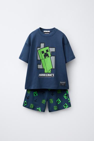 6-14 AÑOS/ PIJAMA MINECRAFT © MOJANG AB. ™ - Azul de Zara
