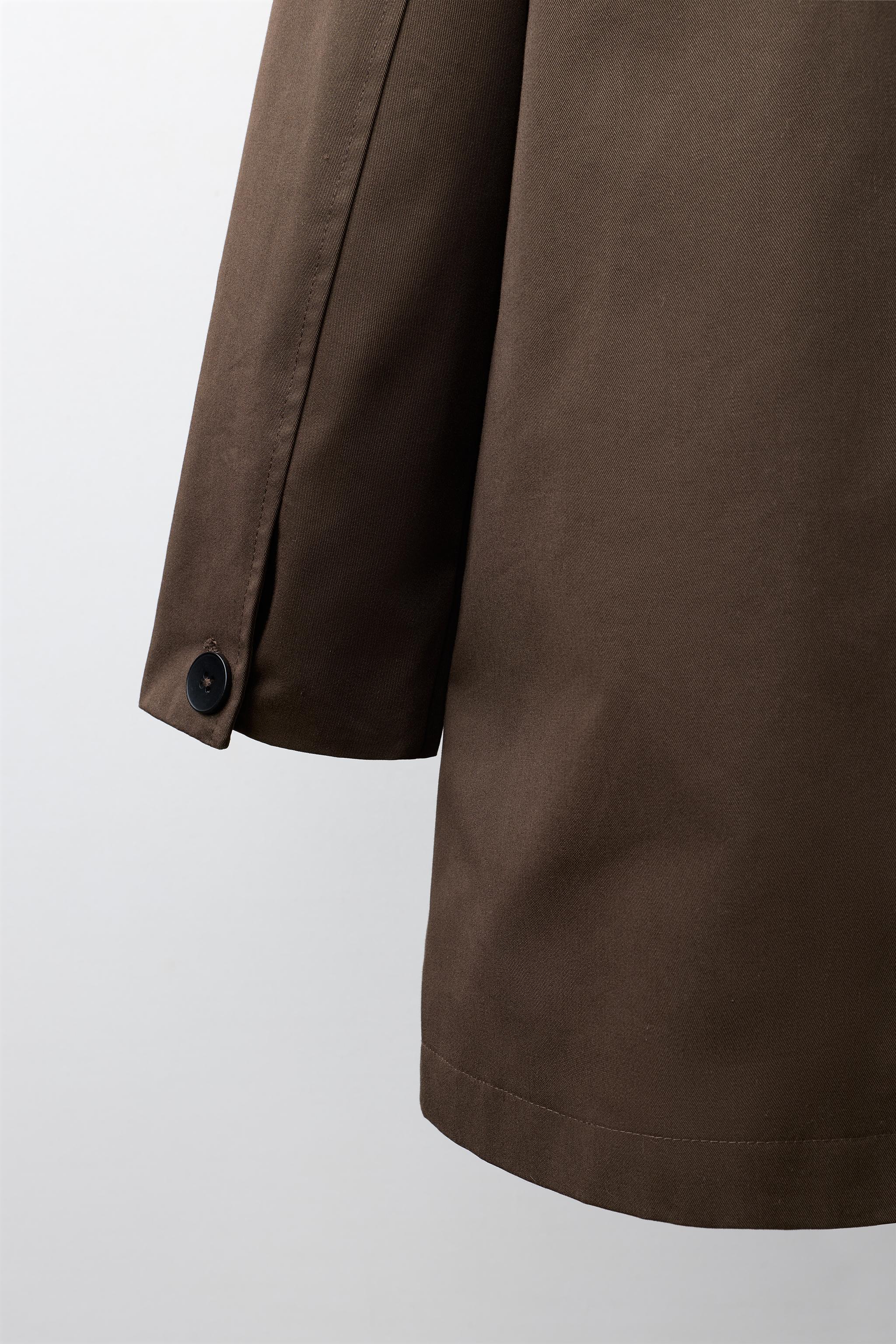 RAGLAN SLEEVE TRENCH COAT