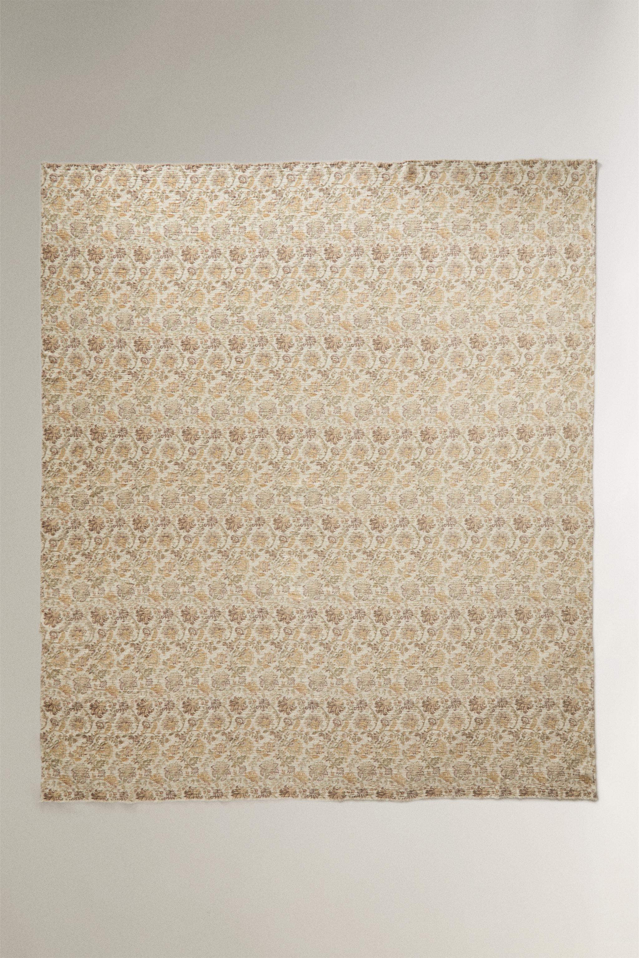 COUVERTURE COTON FLEURS