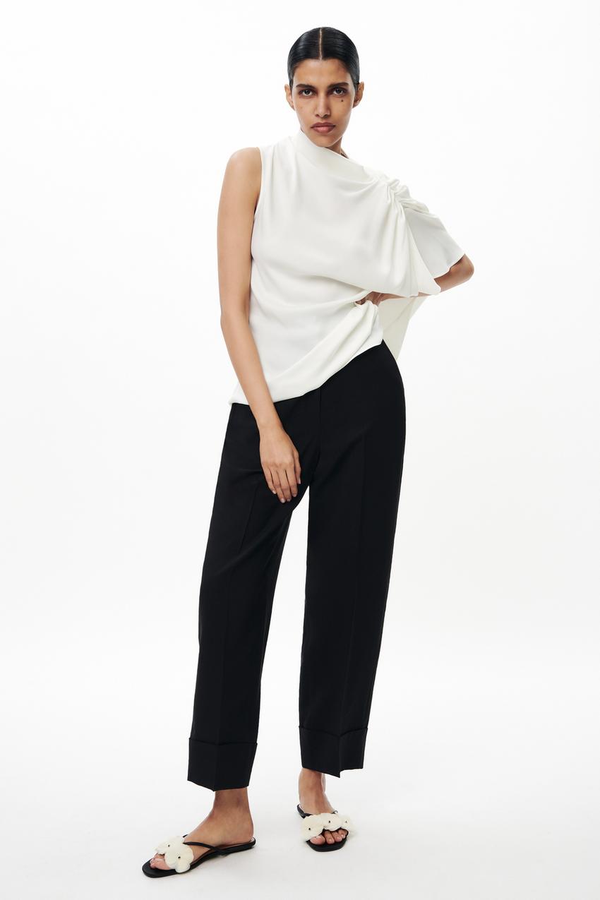 Zara Women Flared trousers 2359/703/704 (Large): Buy Online at Best Price  in UAE 