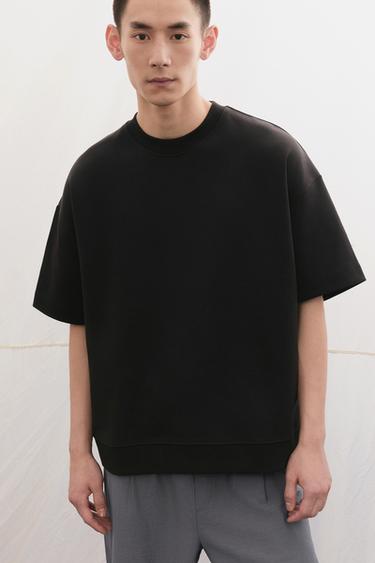 INTERLOCK TECHNICAL SWEATSHIRT - Black by Zara