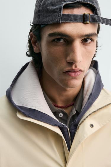 TECHNICAL RELAXED FIT PARKA - Ecru / Black by Zara - Image 4