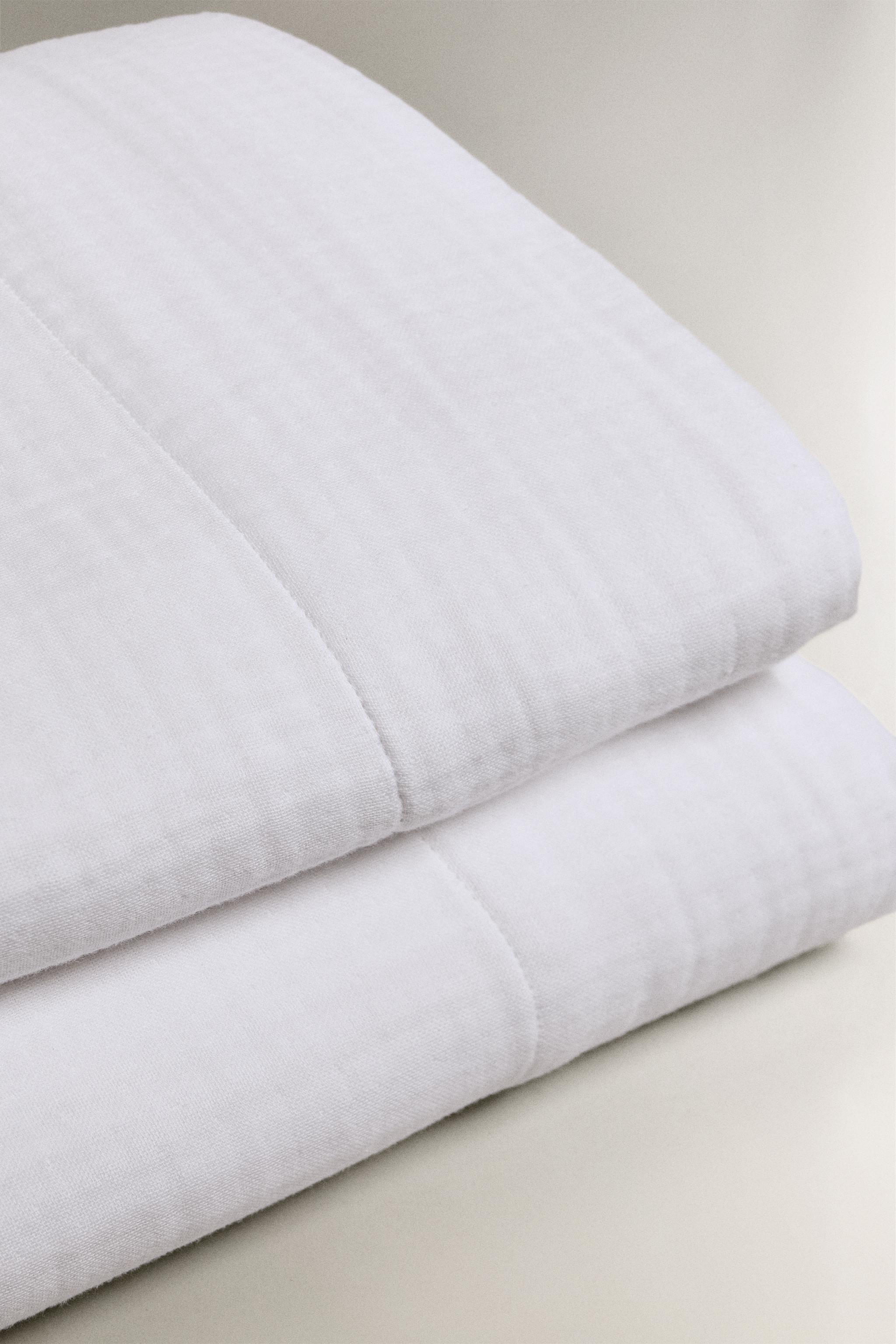 ZARA  フラットシーツホワイト ガーゼ フラットシーツ - ホワイト | ZARA Japan / 日本