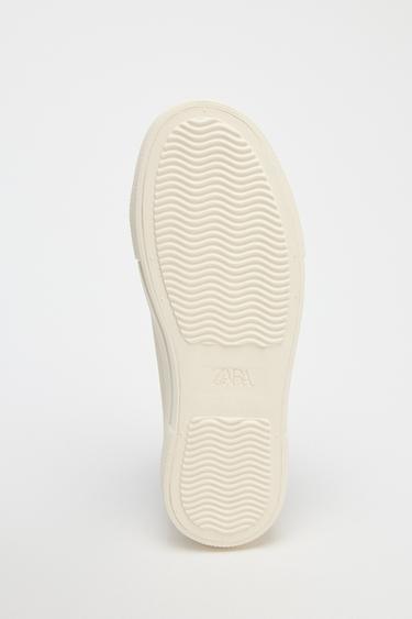 DENIM FABRIC TRAINERS - Denim Blue by Zara - Image 6