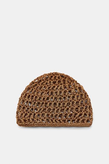 GORRO CASQUETE TRENZADO - Cobre de Zara