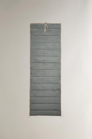 QUILTED TOPPER WITH TOPSTITCHING - Light blue by Zara - Image 0