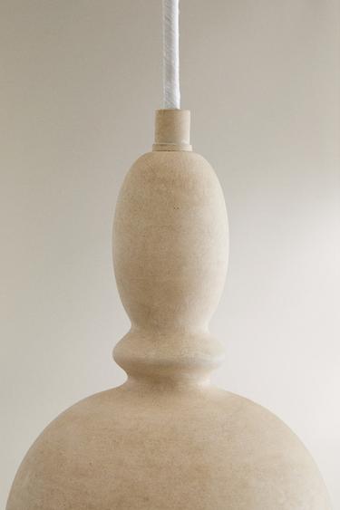 PETITE LAMPE SUSPENSION CÉRAMIQUE - Beige de Zara - Image 3