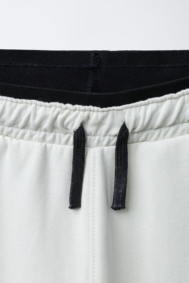 INTERLOCK SPORTY TROUSERS - Ecru by Zara - Image 2